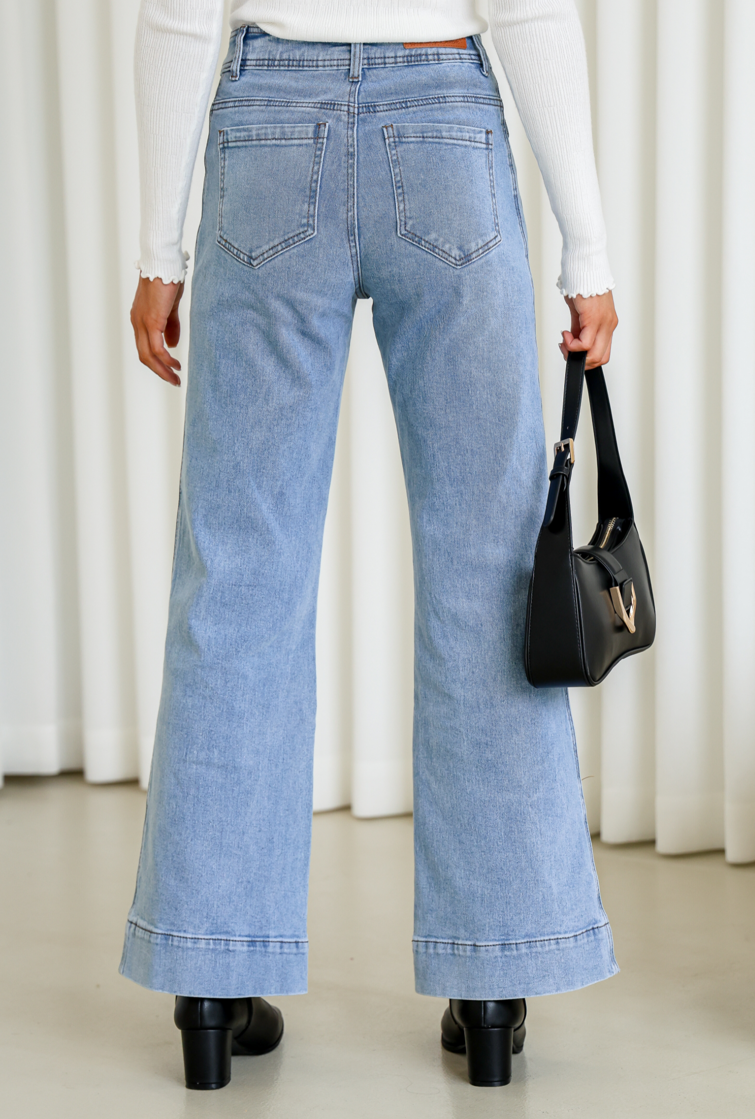 Jimmy Wide Leg - Light Blue Denim