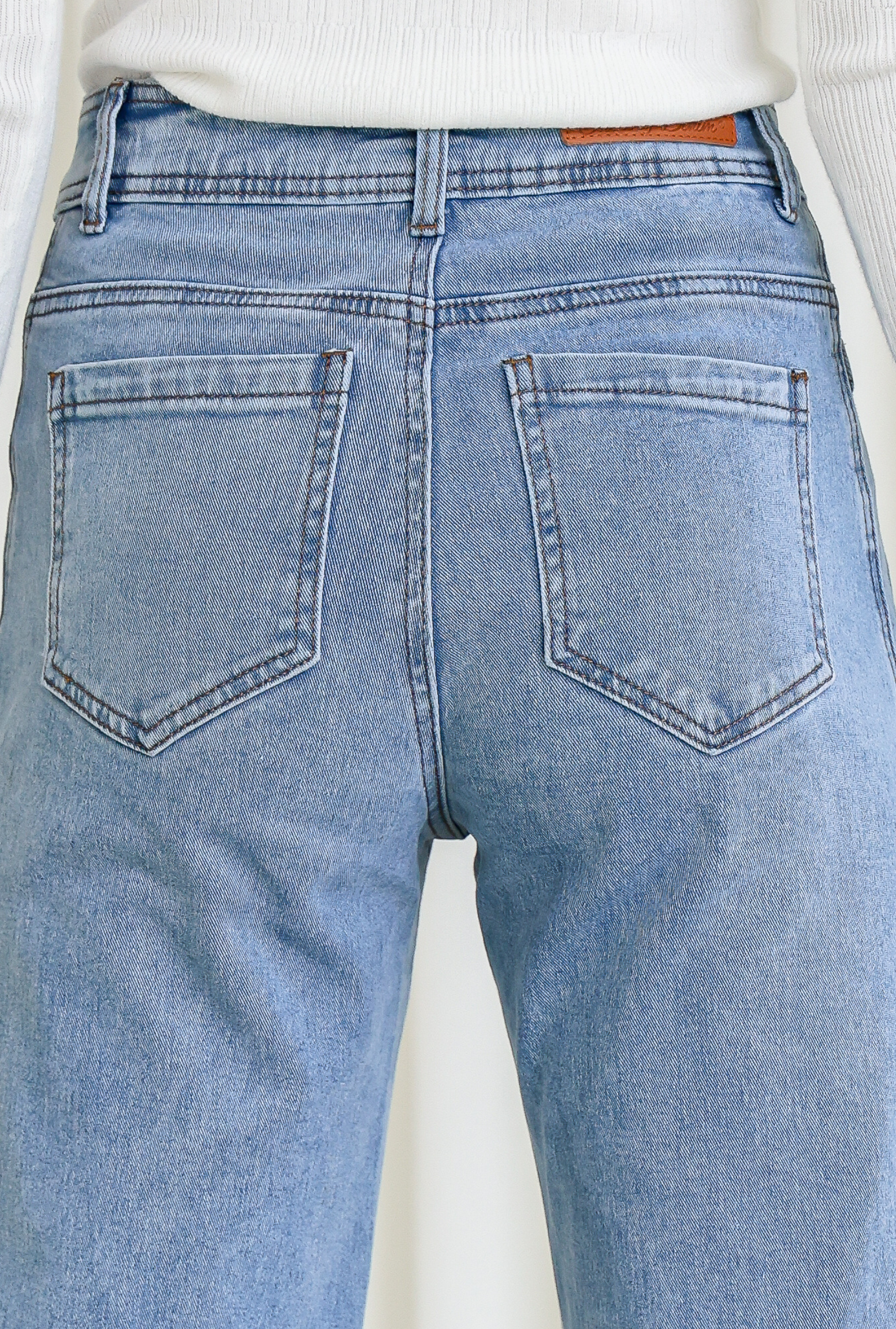 Jimmy Wide Leg - Light Blue Denim