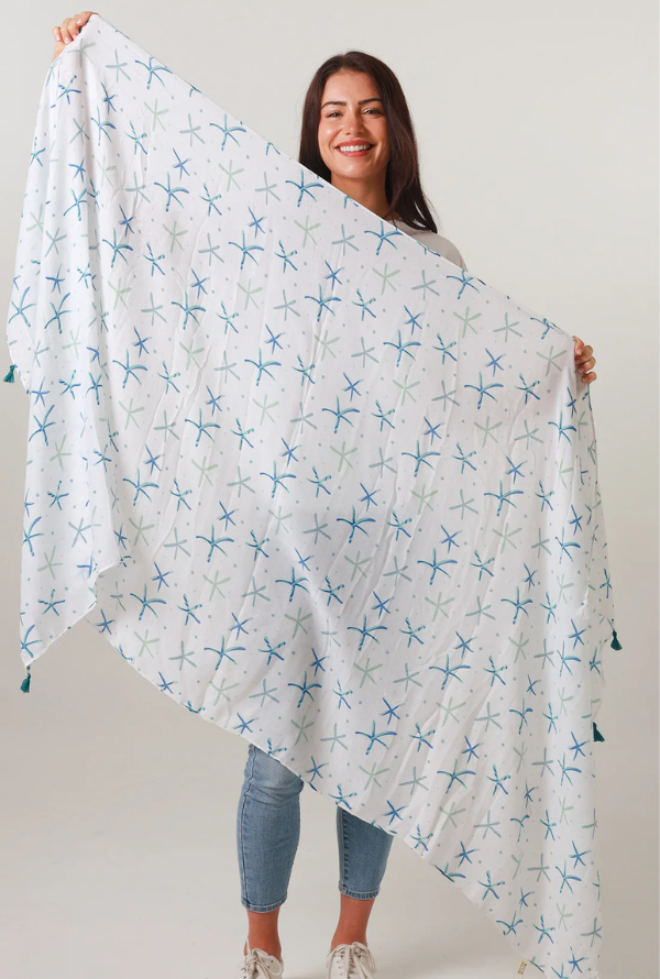 Seaside Scarf - Blue