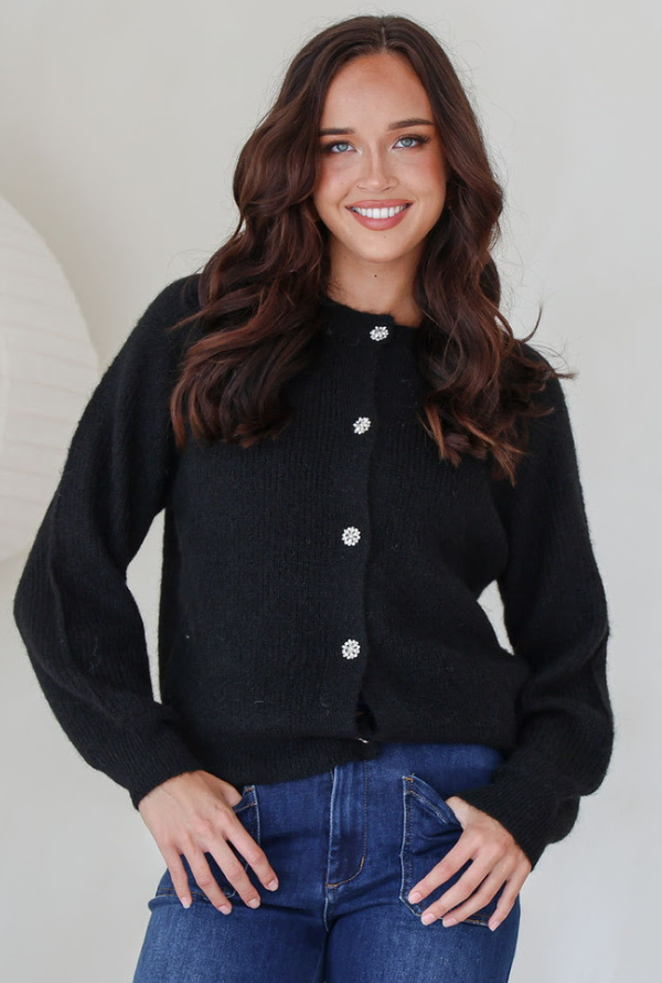 Bessie Cardigan - Black