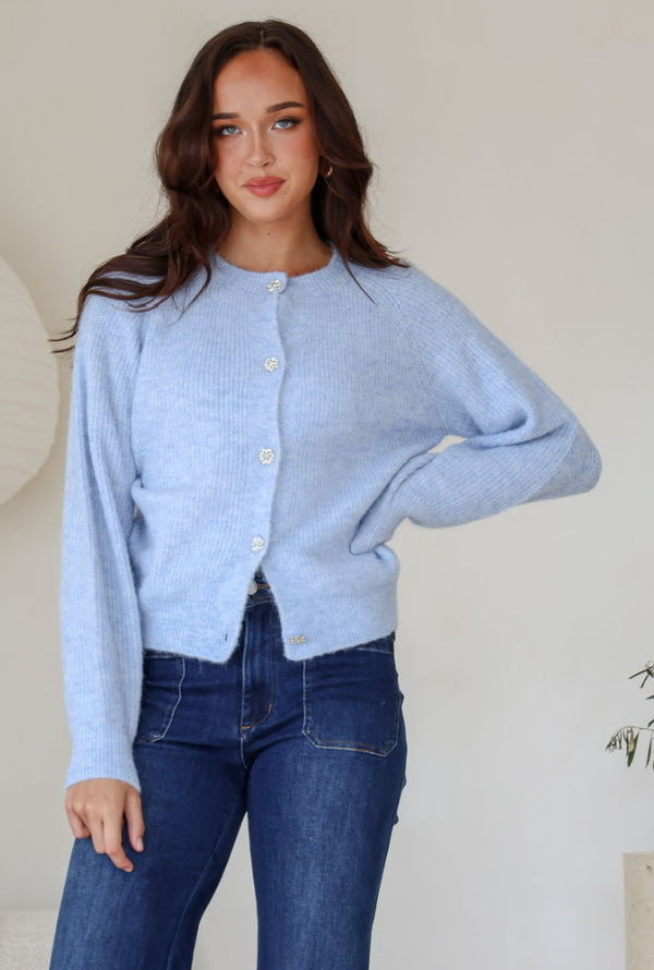 Bessie Cardigan - Blue