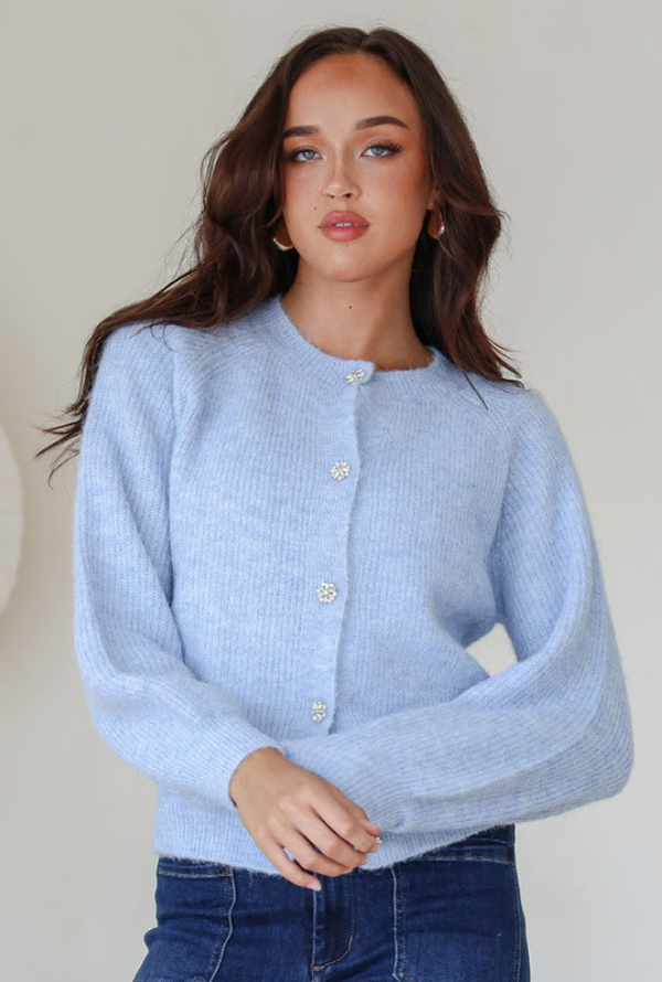 Bessie Cardigan - Blue