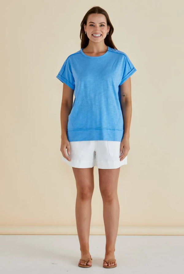 Shirley S/S Tee - Blue