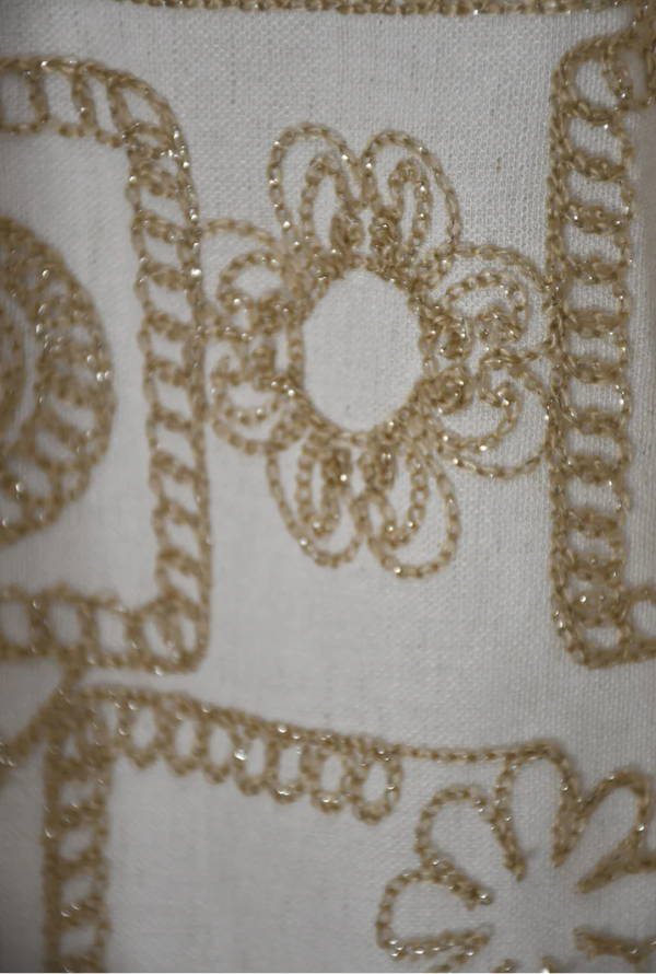 Juliette Skirt - White/Gold