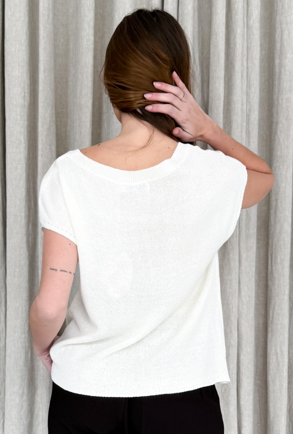Libby Knit - White
