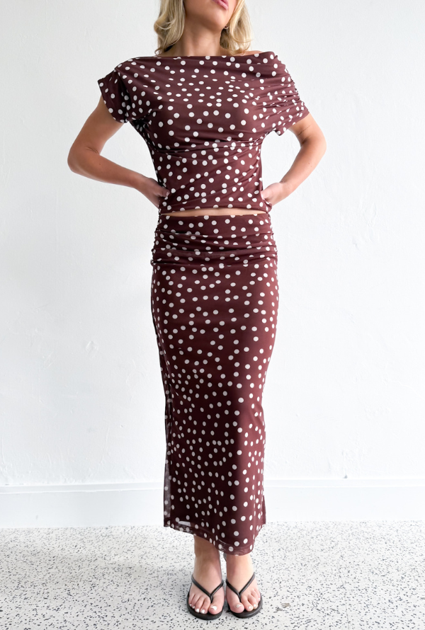 Opal Skirt - Chocolate