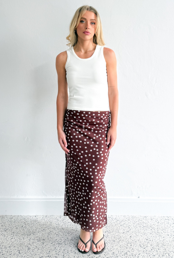 Opal Skirt - Chocolate