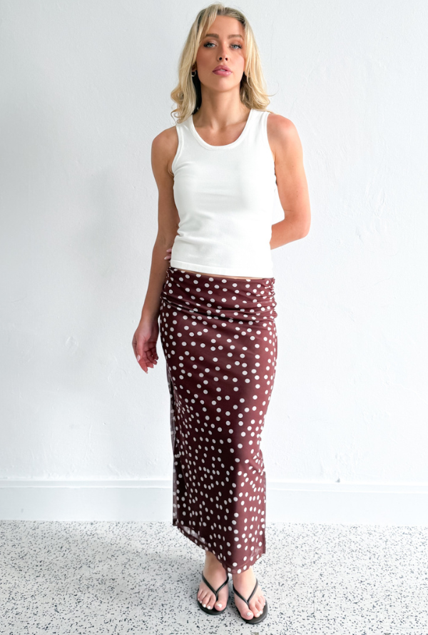 Opal Skirt - Chocolate