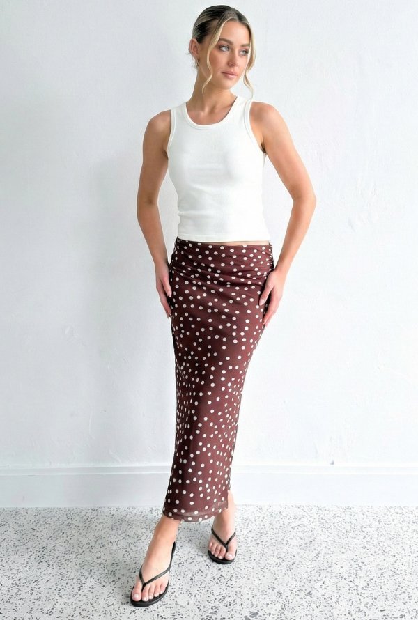 Opal Skirt - Chocolate