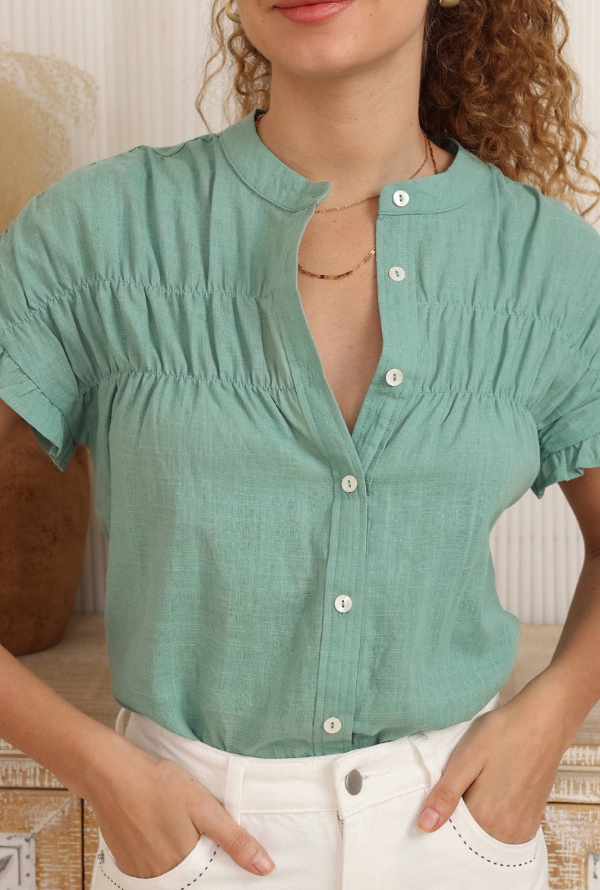 Laura Blouse - Sage