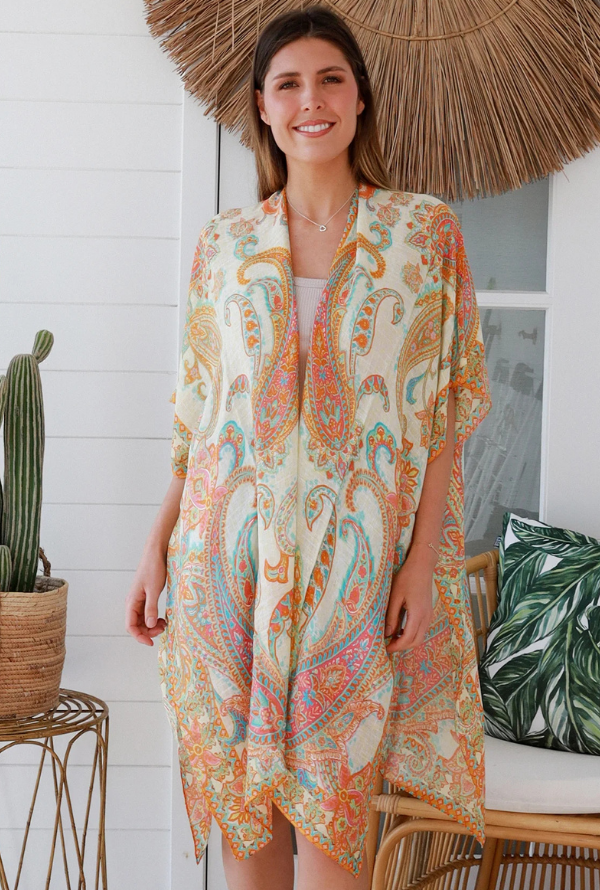 Harmony Kimono - Orange