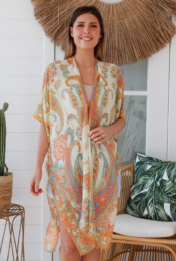 Harmony Kimono - Orange