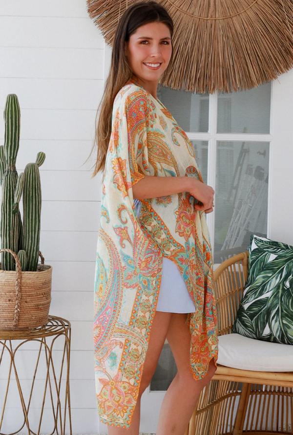 Harmony Kimono - Orange
