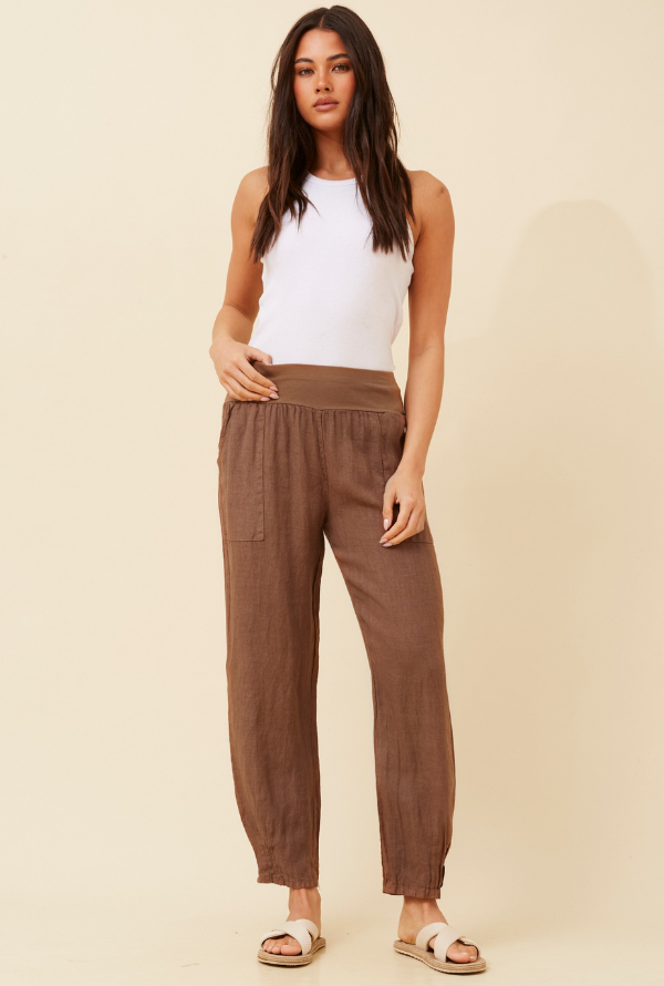 Elodie Pants - Tobacco