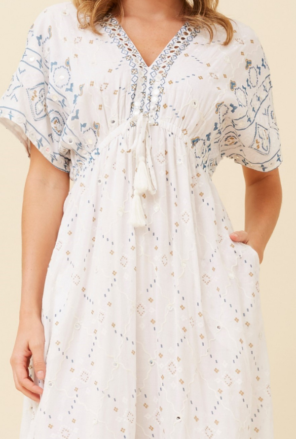 Jenai Maxi Dress - White