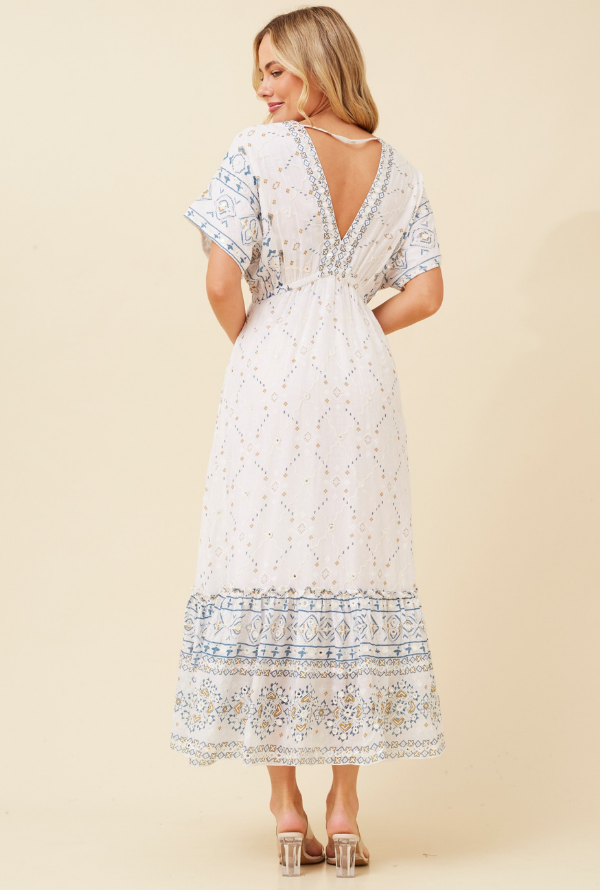 Jenai Maxi Dress - White
