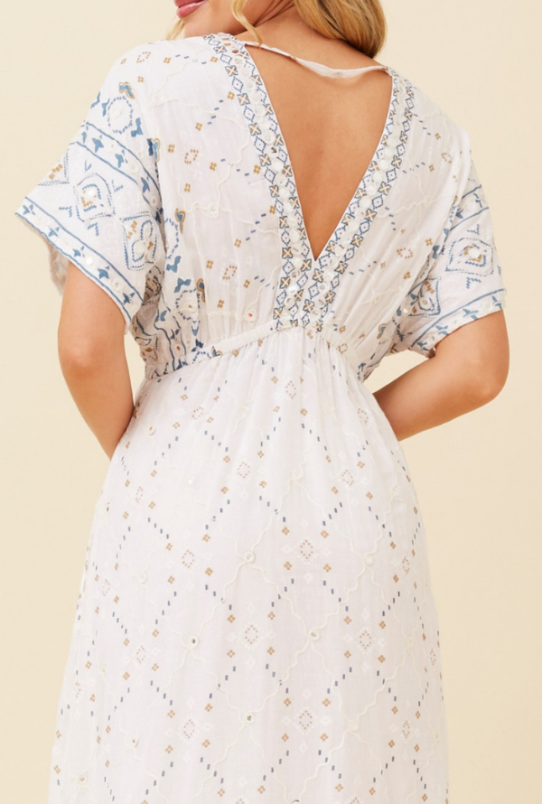 Jenai Maxi Dress - White