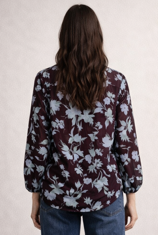 Minka Blouse - Chocolate