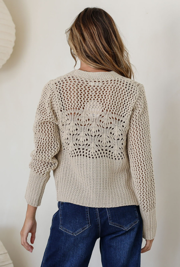 Mayfair Cardigan - Latte