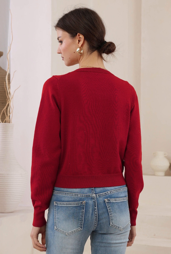 Maia Cardigan - Red