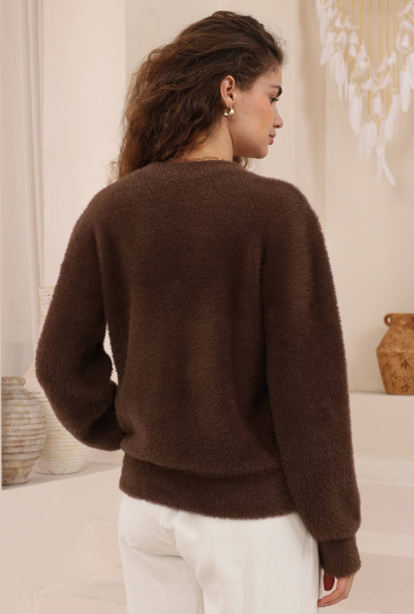 Nia Cardigan - Chocolate