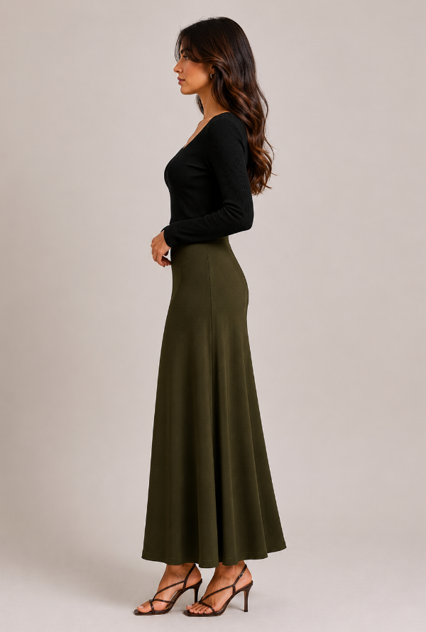 Athena Skirt - Khaki