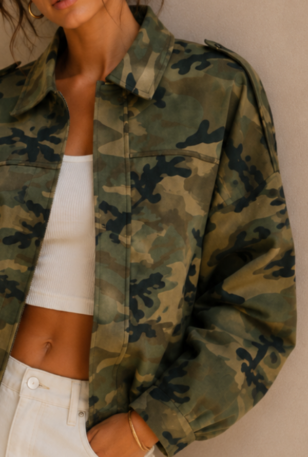 Molly Faux Suede Jacket - Camo *PRE-ORDER NOW OPEN* SEE DETAILS IN PRODUCT DESCRIPTION