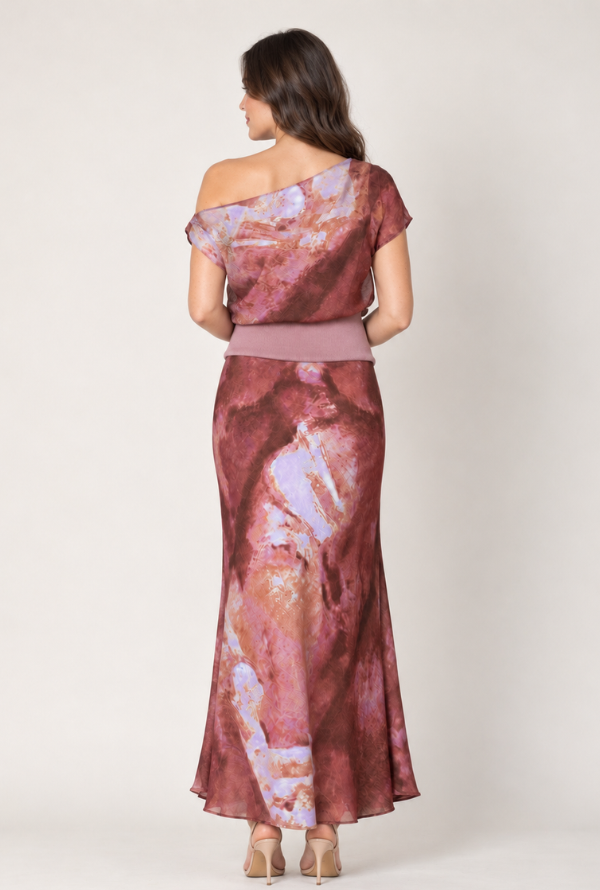 Zendaya Maxi Skirt - Blush