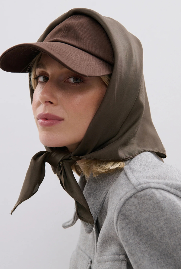 Amour Bandana Scarf - Mocha