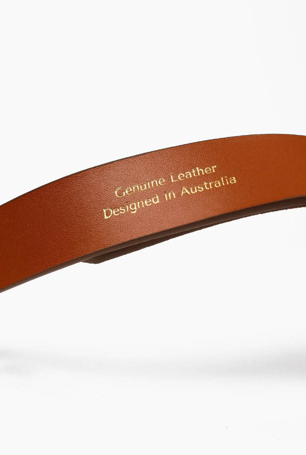 Massina Suede Belt - Mocha
