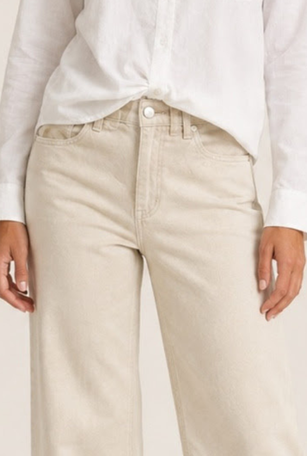Annabel Crop Jean - Stone