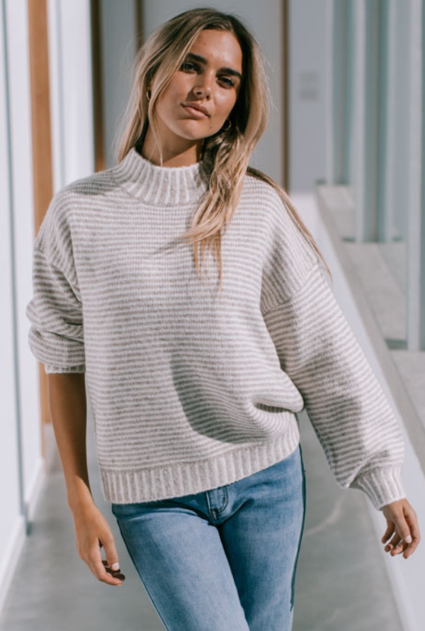 Bryce Knit - Latte