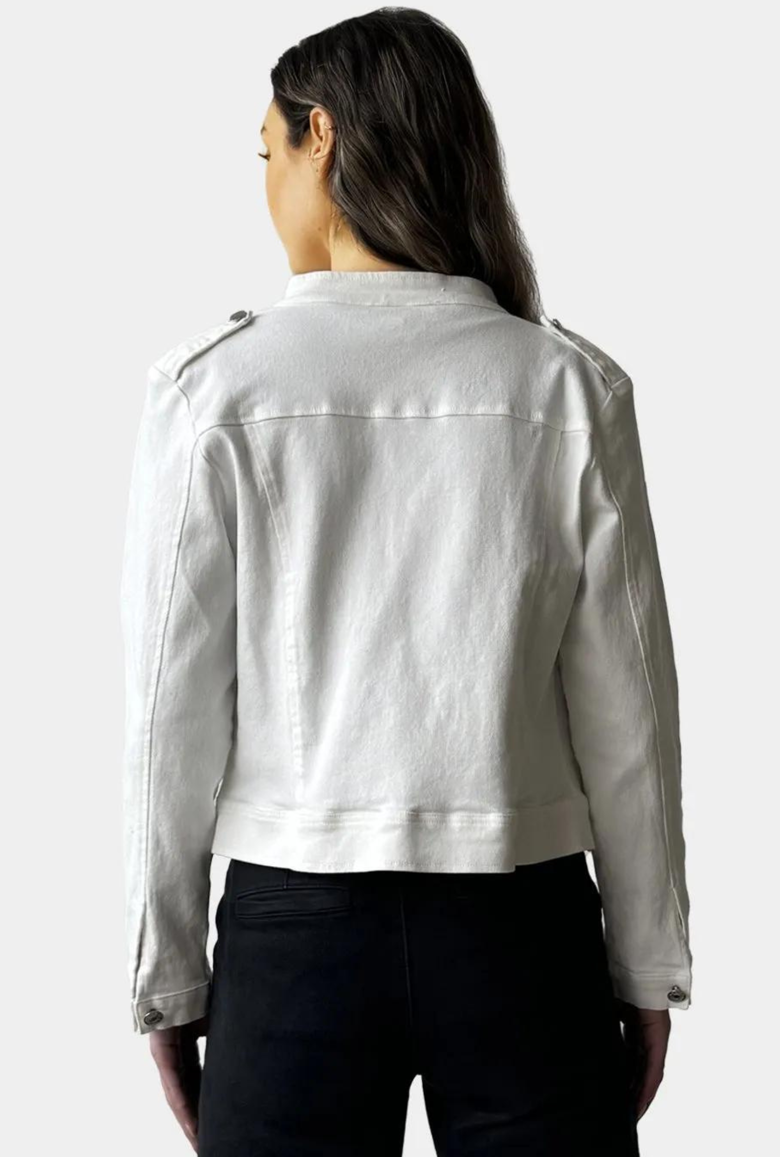 Parker Denim Jacket - White