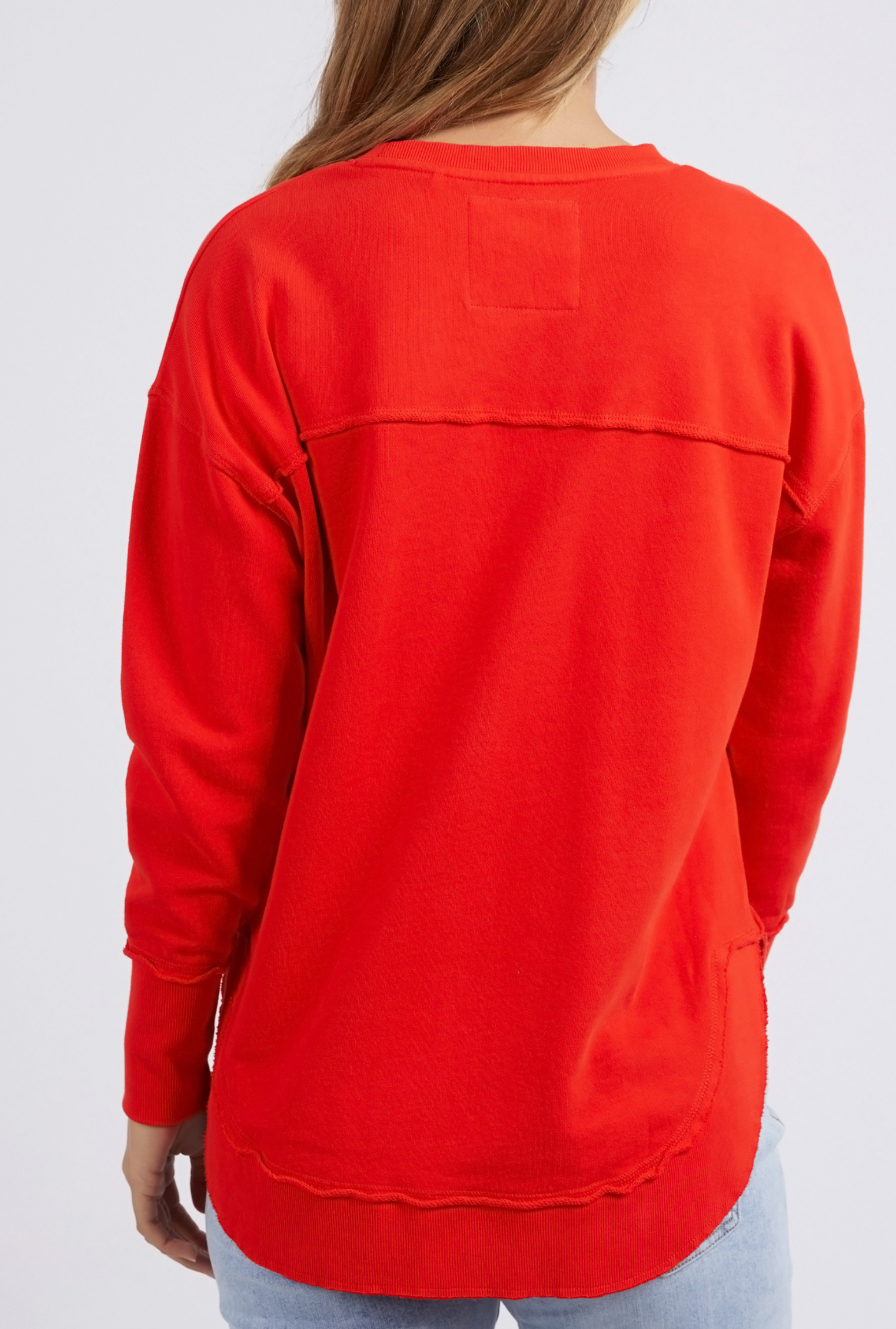 Foxwood Simplified Crew - Bright Red