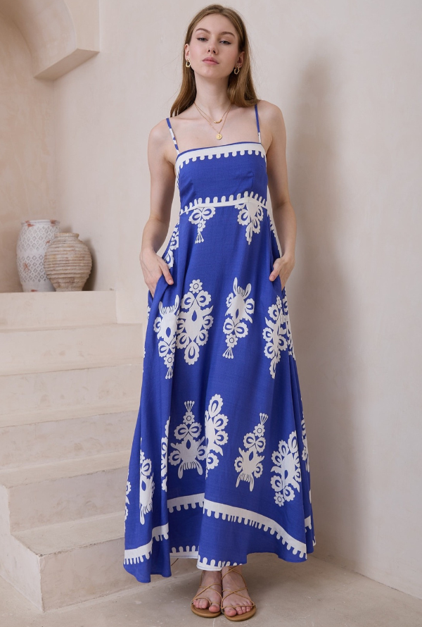 Caitlin Maxi - Blue