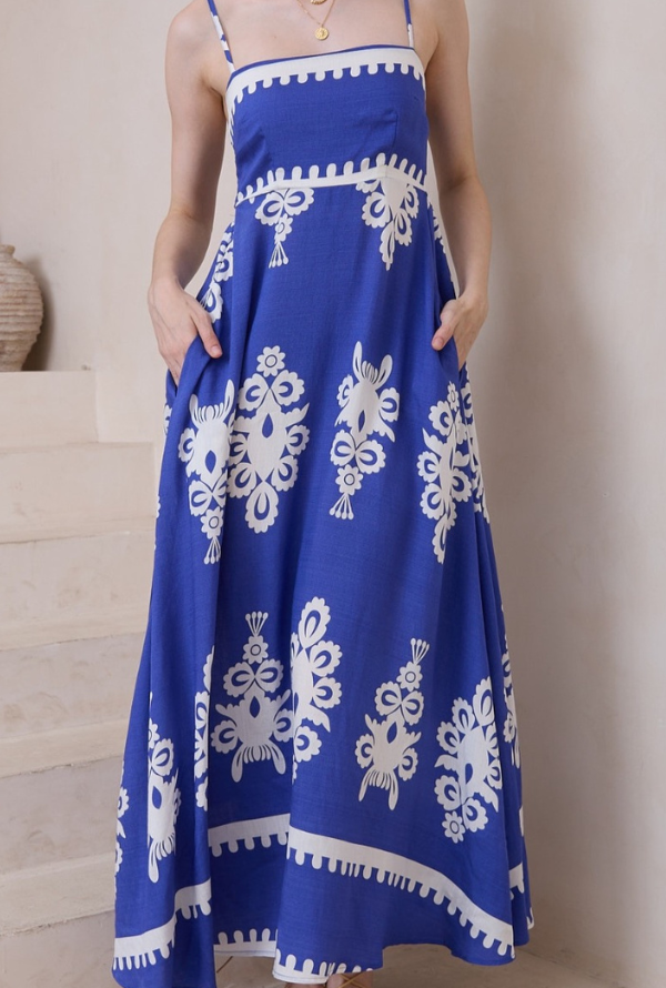 Caitlin Maxi - Blue