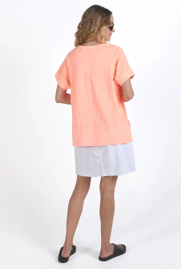 Foxwood Alison Tee - Neon Peach