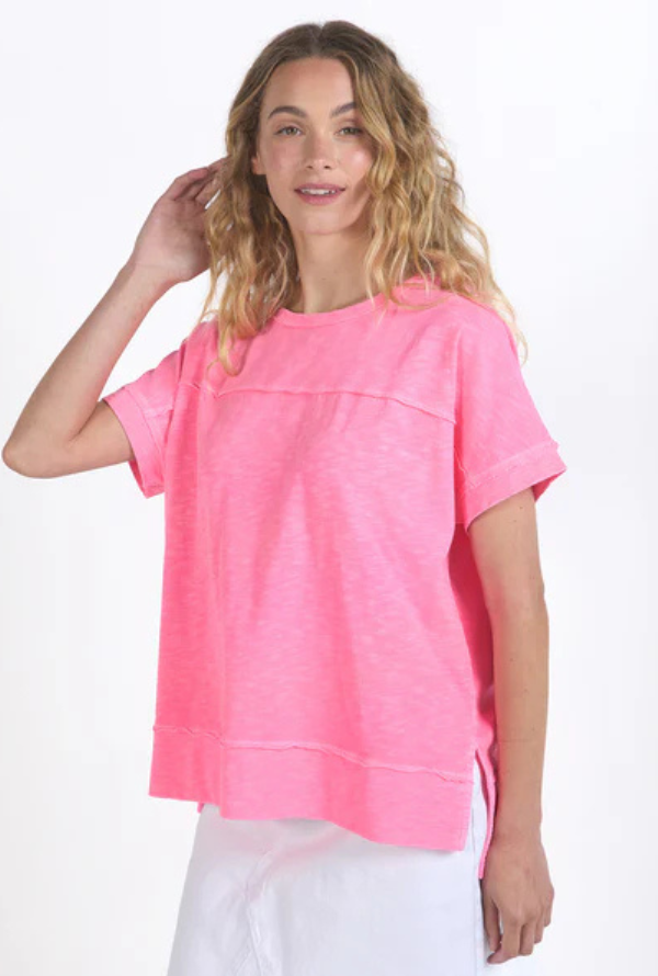 Foxwood Alison Tee - Neon Rose