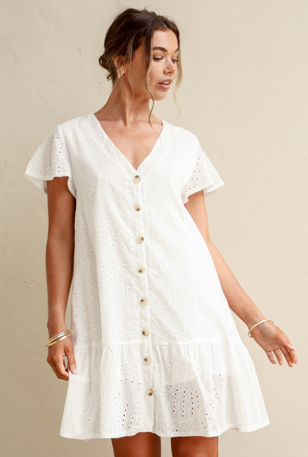 Brodie Dress - White