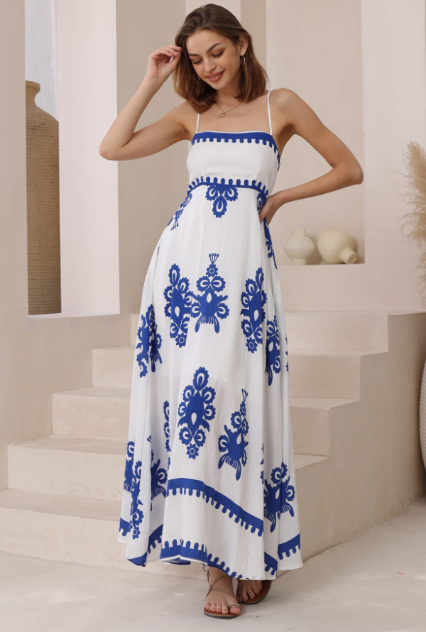 Caitlin Maxi - White