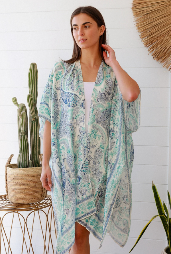 Shona Kimono - Blue