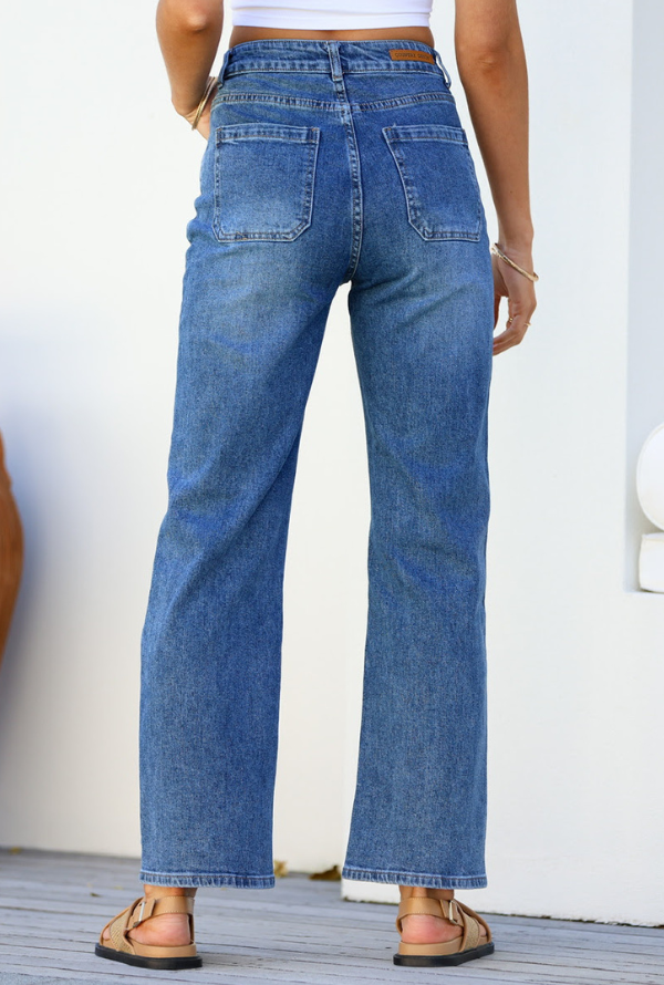 Florence Jeans - Mid Denim