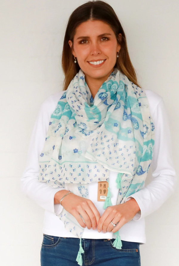 Lila Scarf - Teal