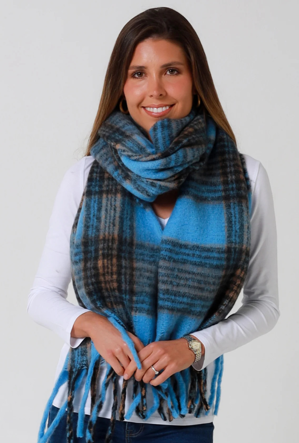 Alpine Scarf- Blue