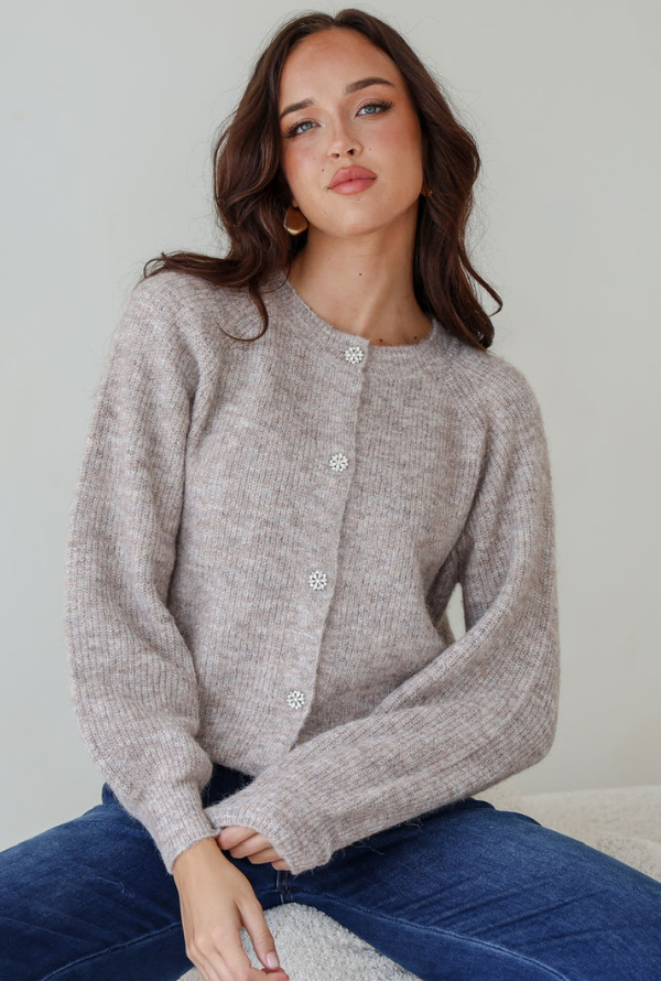 Bessie Cardigan - Mocha