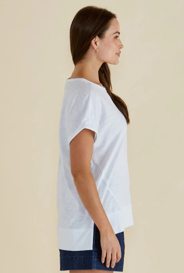 Shirley S/S Tee - White