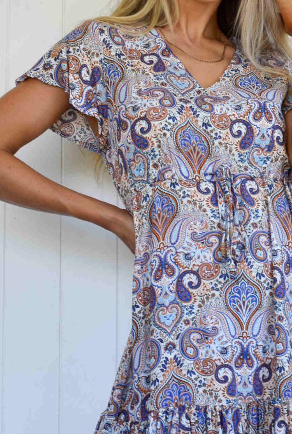 Skylar Dress - Blue