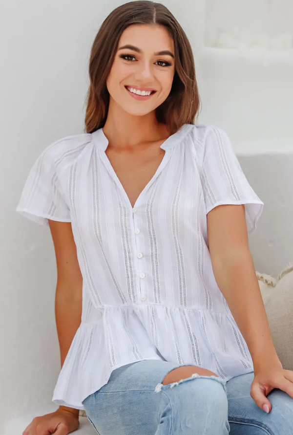 Lucy Blouse - White