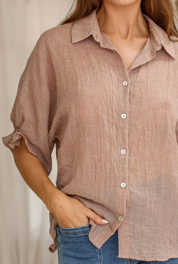 Marbella Shirt - Mocha