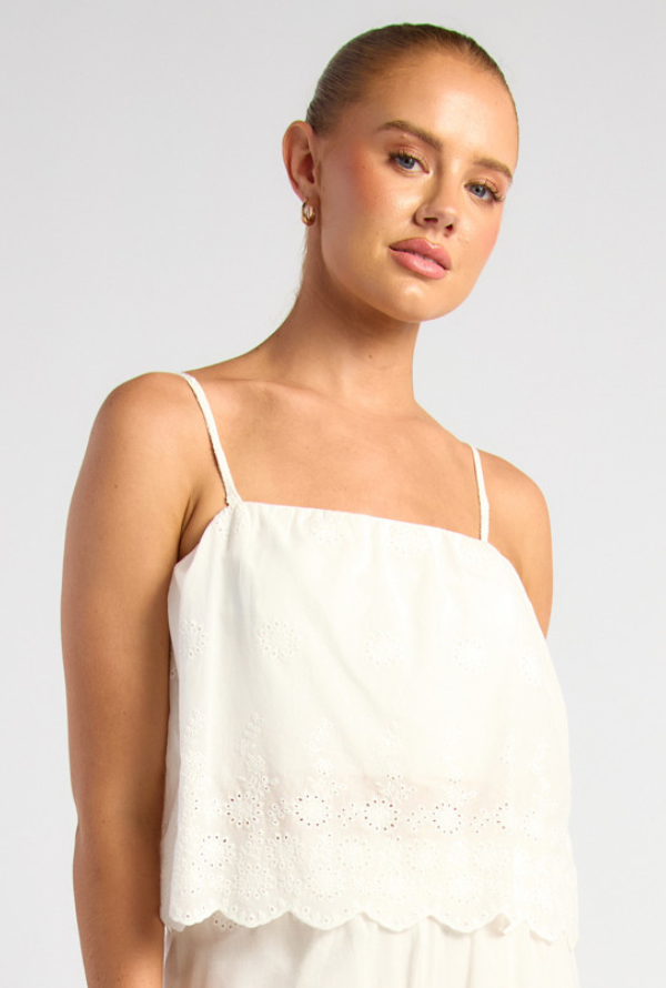 Harper Cami - White